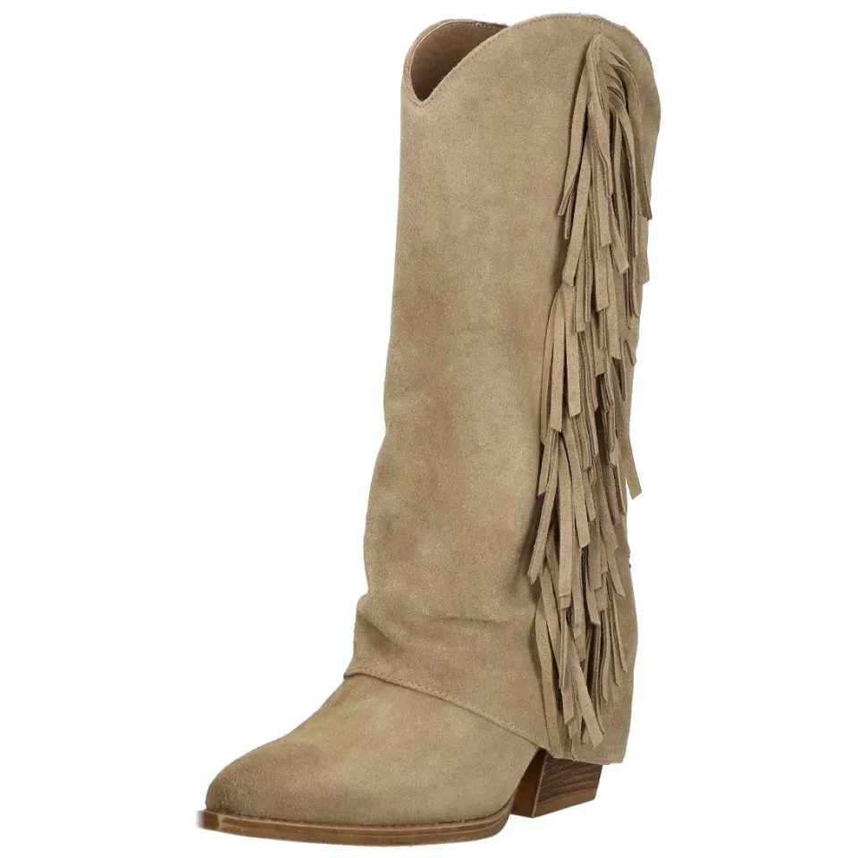 Sub55 hoge westernlaars beige, foto 3