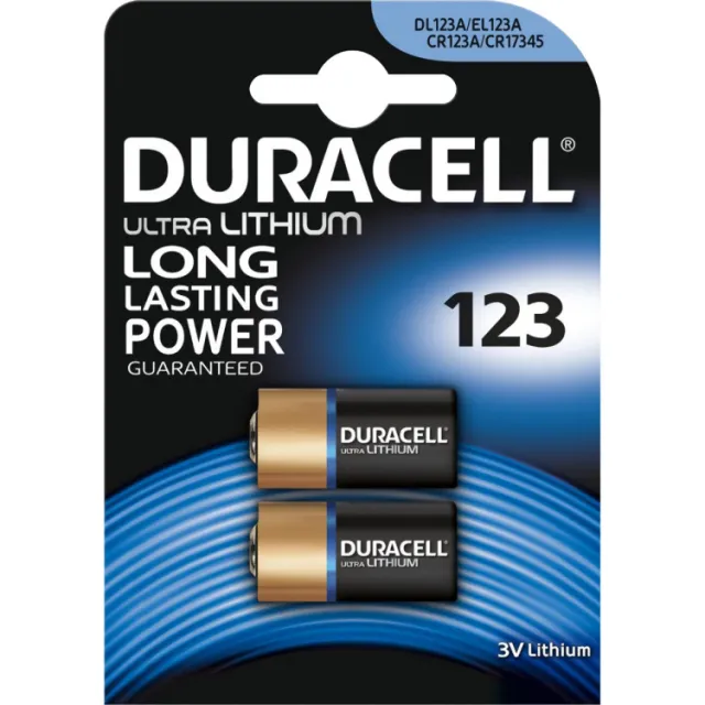 Duracell Ultra Lithium 123 batterij 2 stuks