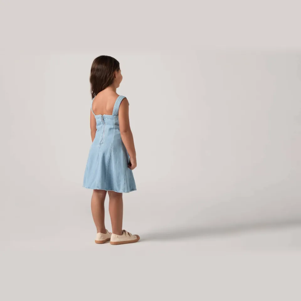 Levi's denim spijkerjurk lichtblauw, foto 7
