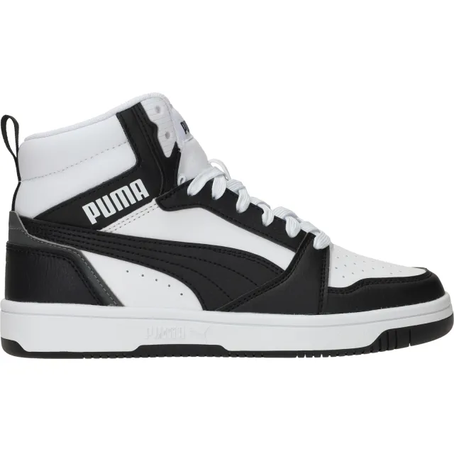 Puma Rebound V6 Mid hoge sneakers zwart en wit