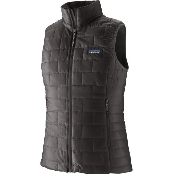 Patagonia Women's Nano Puff Vest - Synthetische bodywarmer, grijs/zwart
