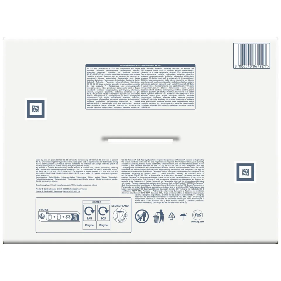 Pampers Harmonie Maat 5 maandbox - 152 luiers - 11kg-16kg, foto 7
