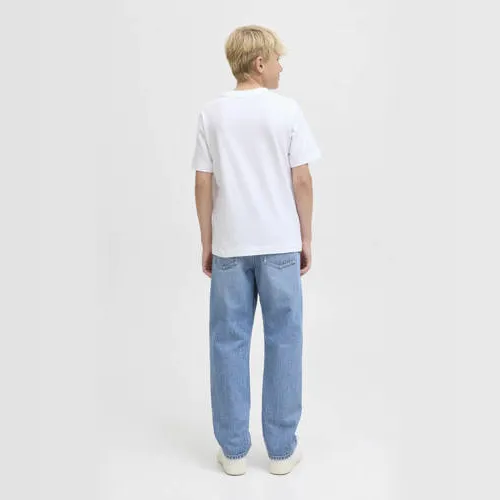 Jack & Jones Junior t-shirt wit met tekstprint, foto 3