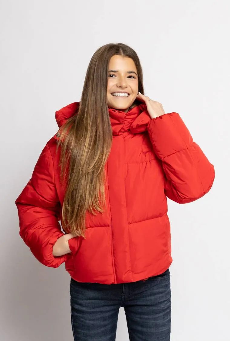 LOOXS 10sixteen quilted winterjas rood, foto 7