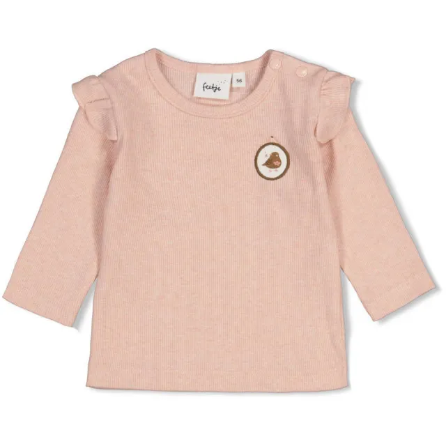 Feetje Fall in Love longsleeve lichtroze, foto 2