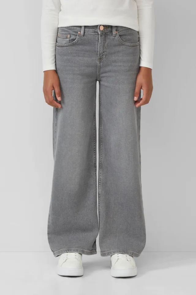 s.Oliver high waist wide leg jeans grey denim