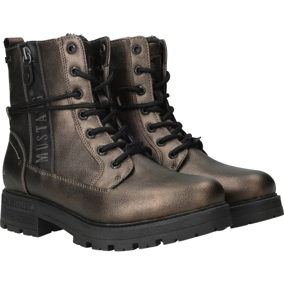 Mustang veterboots brons goudkleur, foto 3