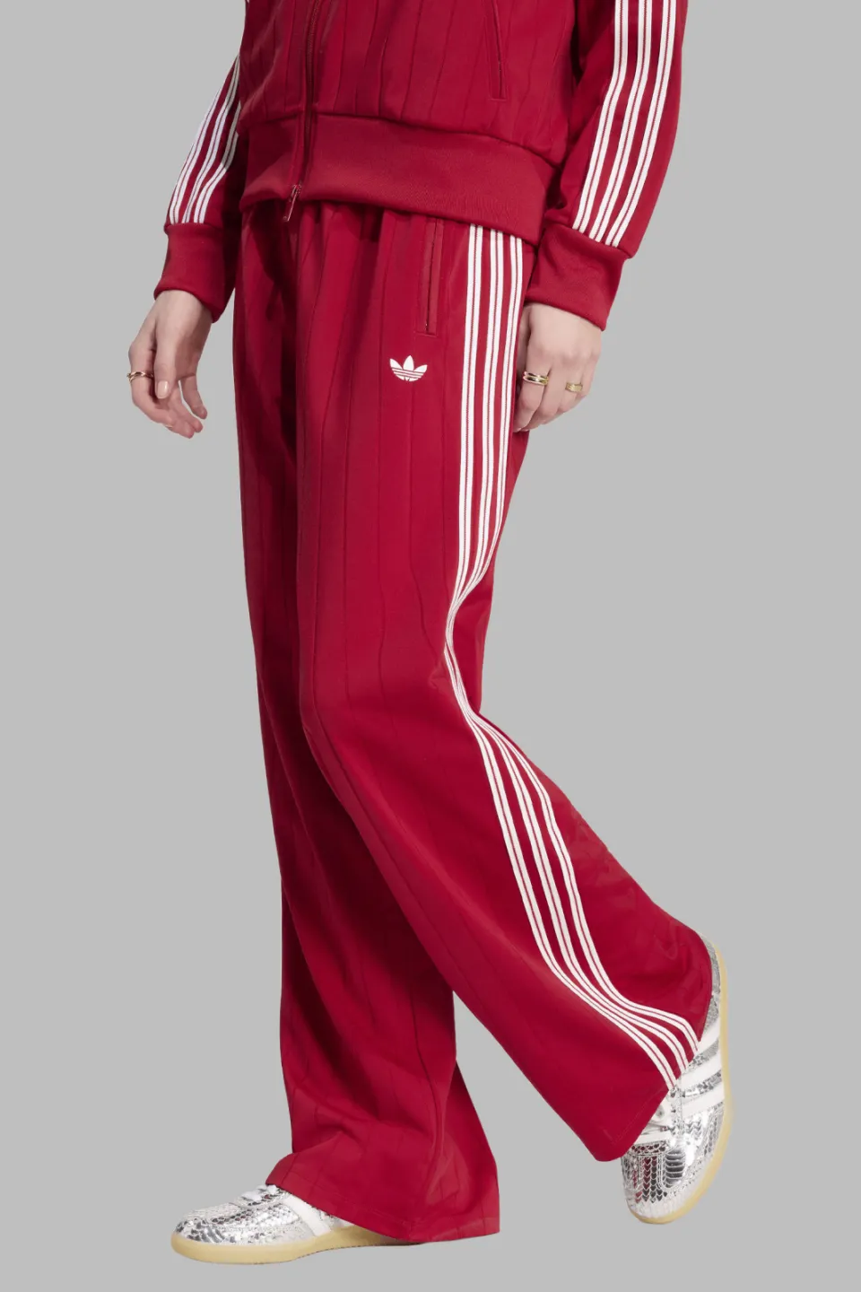 Adidas Originals Firebird loose fit broek rood, foto 6