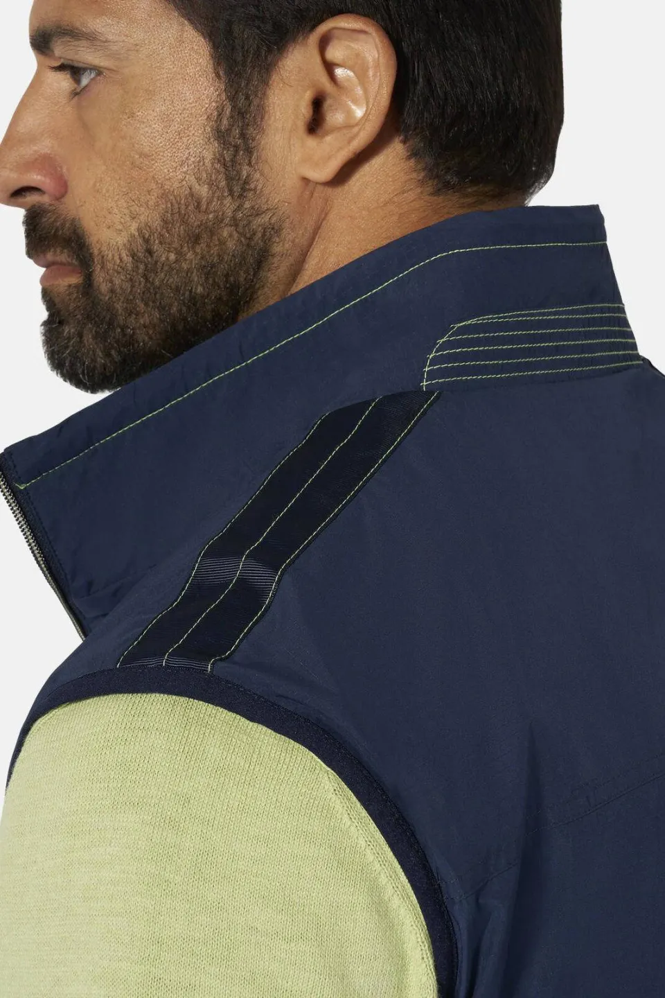 Jan Vanderstorm TJORM outdoor vest donkerblauw, foto 6