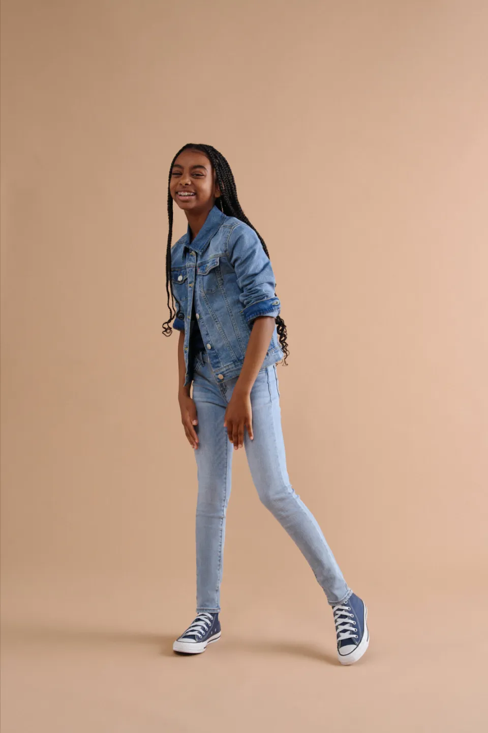 Levi's Kids spijkerjas matter of fact blauw, foto 6