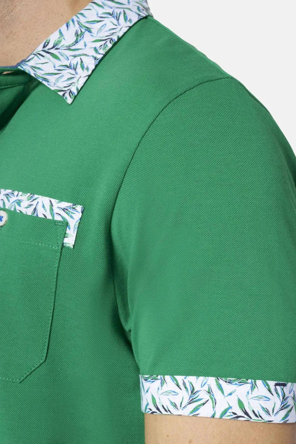 Babista regular fit polo Plus Size - groen, foto 6