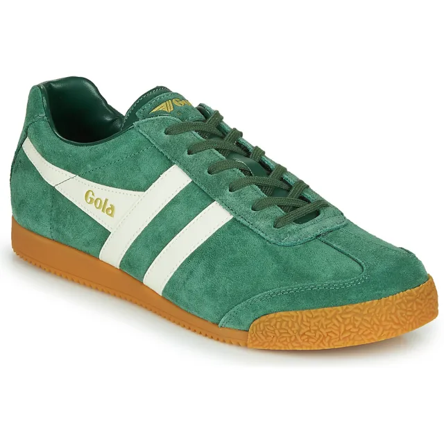 Gola Harrier suède sneakers groen