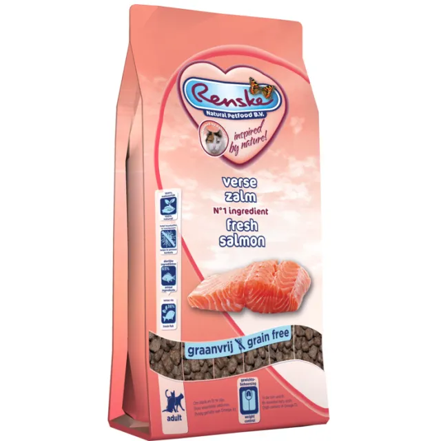 Renske Super Premium Adult graanvrij kattenvoer zalm