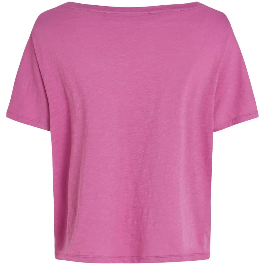 O'Neill Essentials Script Scoop Neck top fuchsia, foto 3