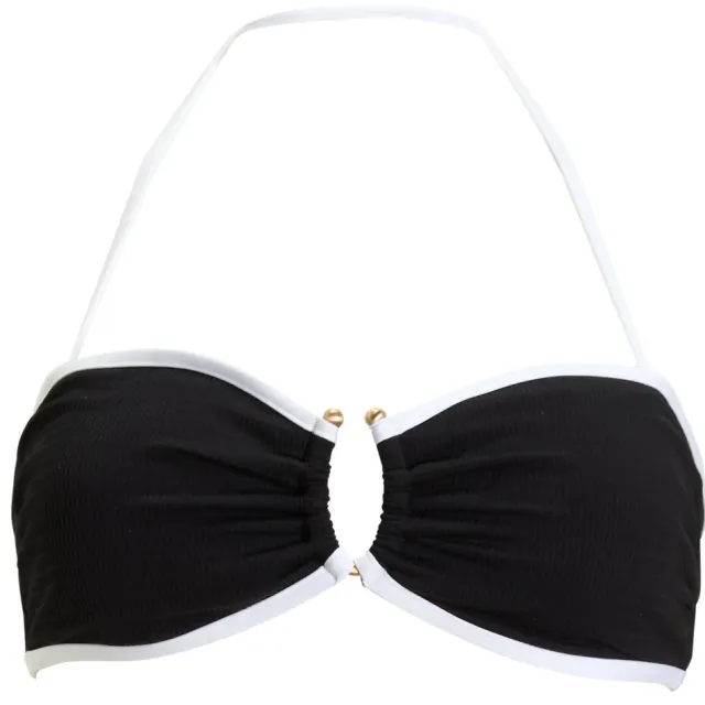 Seafolly Beach Bound voorgevormde bikinitop zwart, foto 2
