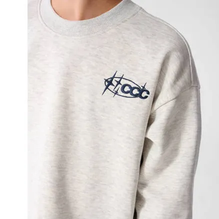 Shoeby sweater met backprint - lichtgrijs, foto 3