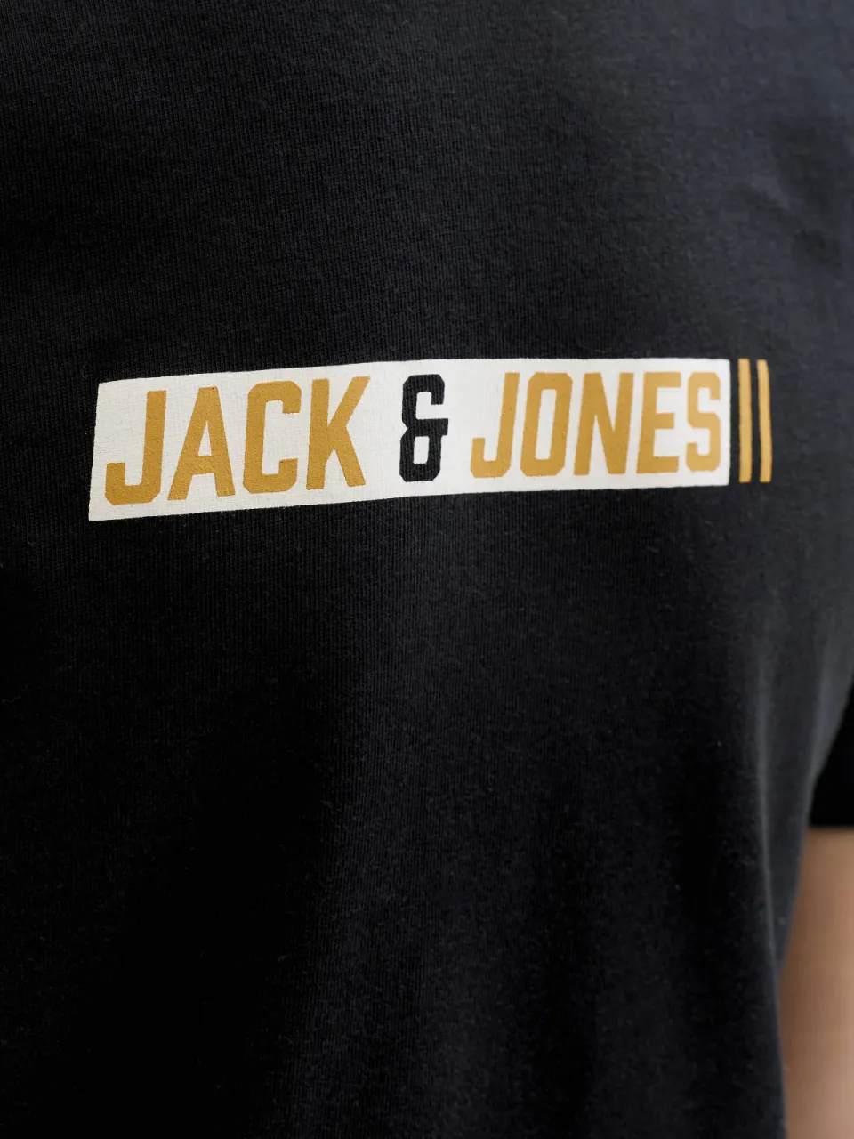Jack & Jones rechtvallend T-shirt met logo zwart, foto 7