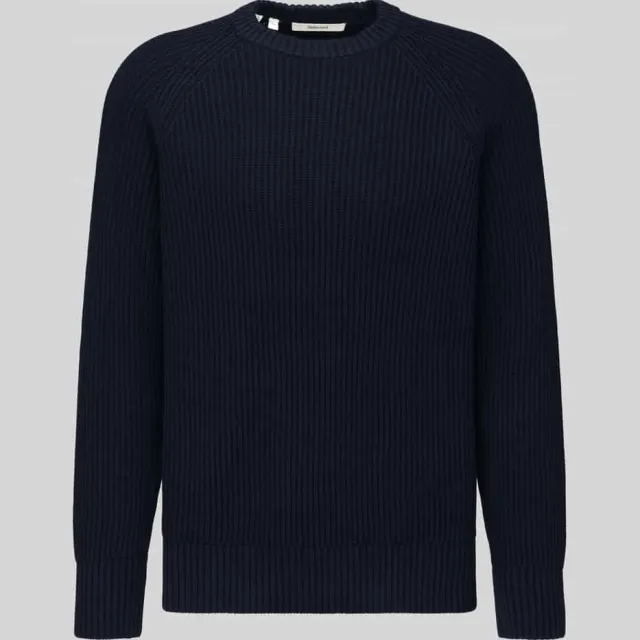 Selected Regular fit pullover van puur katoen model 'BRAUN' navy blazer, foto 2