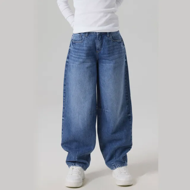 NAME IT KIDS NKFBELLA barrel jeans - middelblauw Medium blue denim