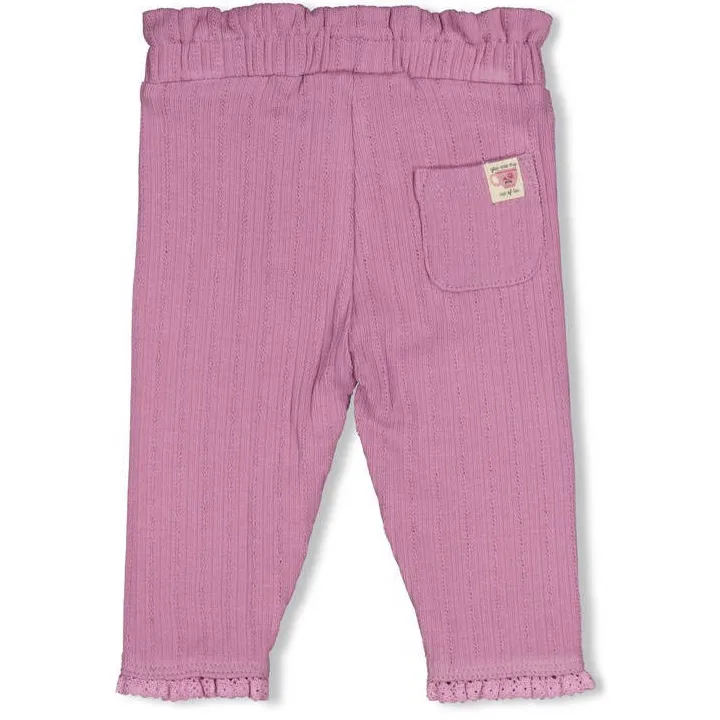 Feetje Afternoon Tea legging donkerroze lila, foto 3