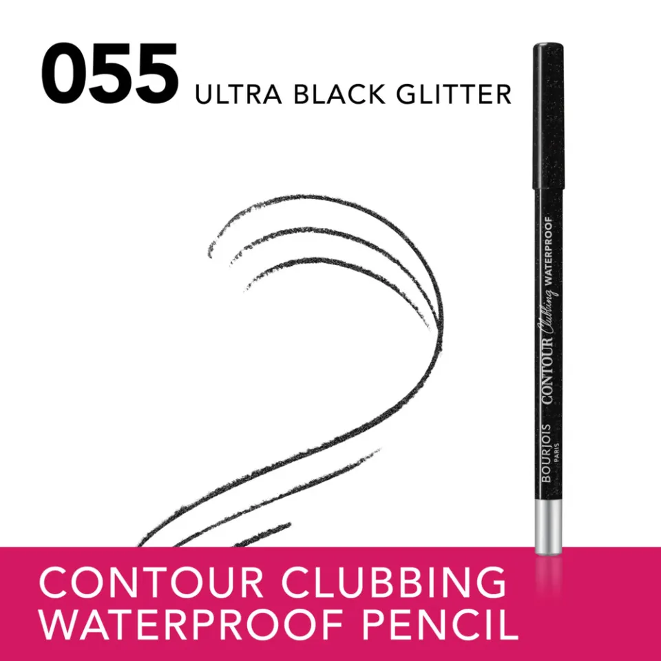 Bourjois Contour Clubbing Waterproof oogpotlood black party, foto 3