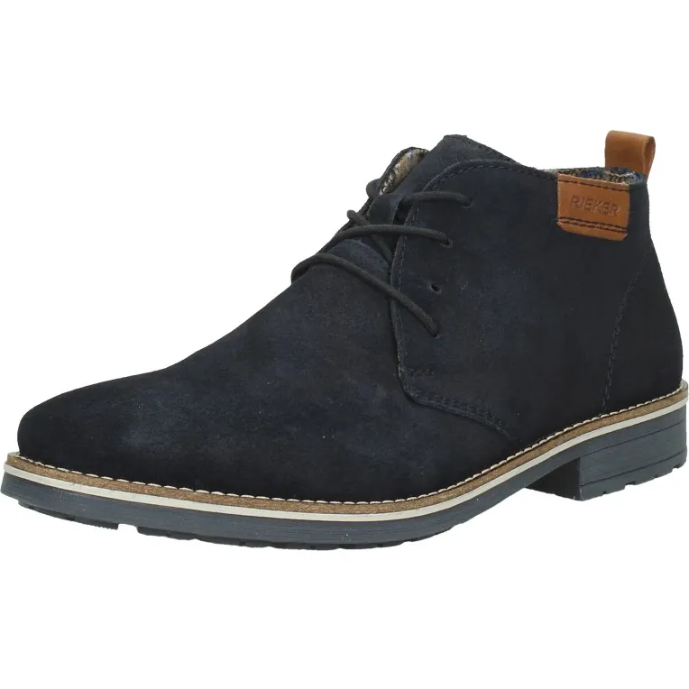 Rieker veterschoenen hoog navy, foto 5