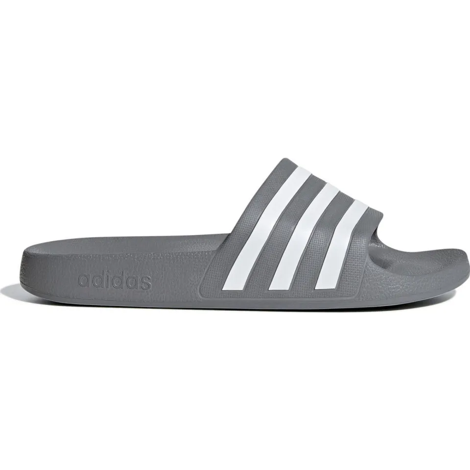 Adidas Sportswear Adilette badslippers grijs/wit, foto 3
