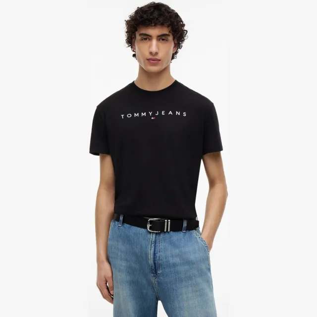 Tommy Jeans regular T-shirt zwart