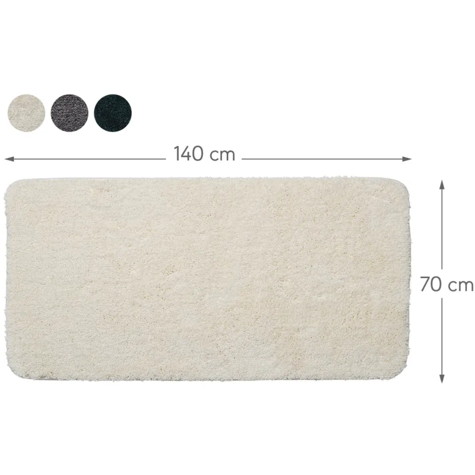 Sealskin Angora badmat 70x140 cm off-white, foto 2