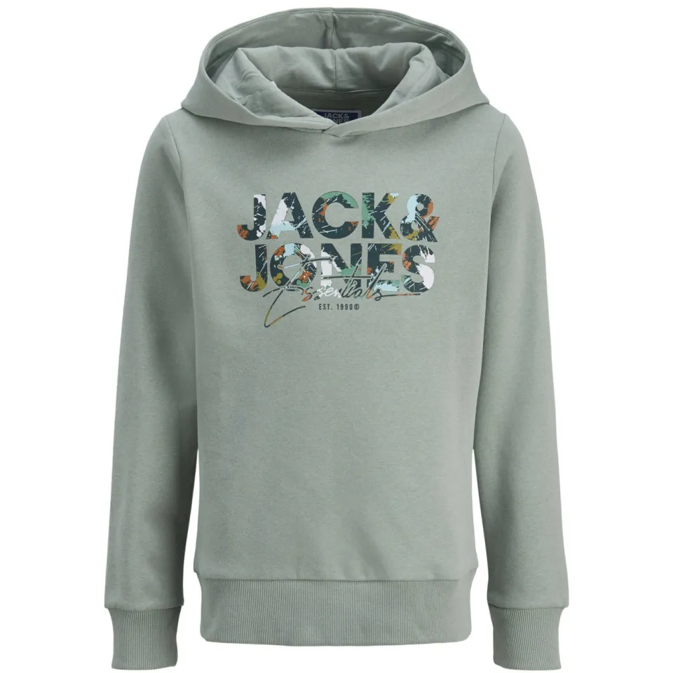 Jack & Jones JUNIOR hoodie groen, foto 2