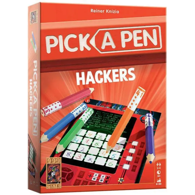 999 Games Pick a Pen Hackers dobbelspel