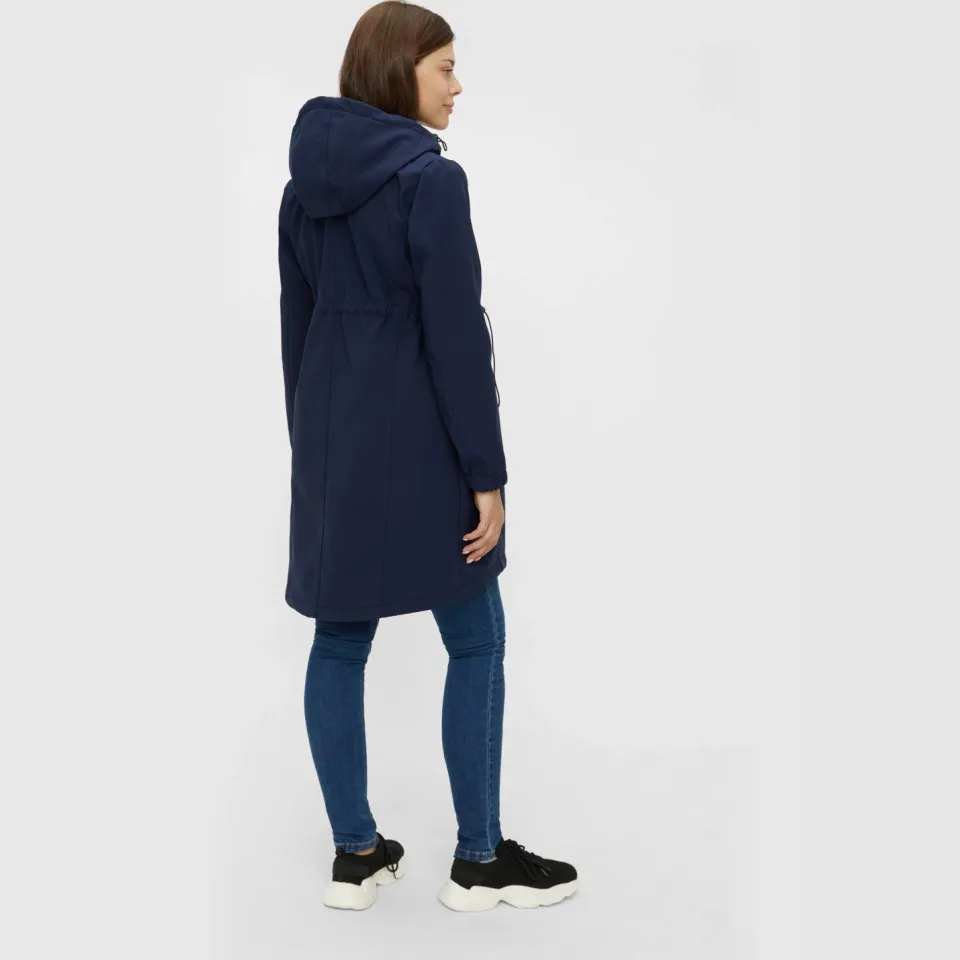 Mamalicious zwangerschapsparka donkerblauw, foto 4