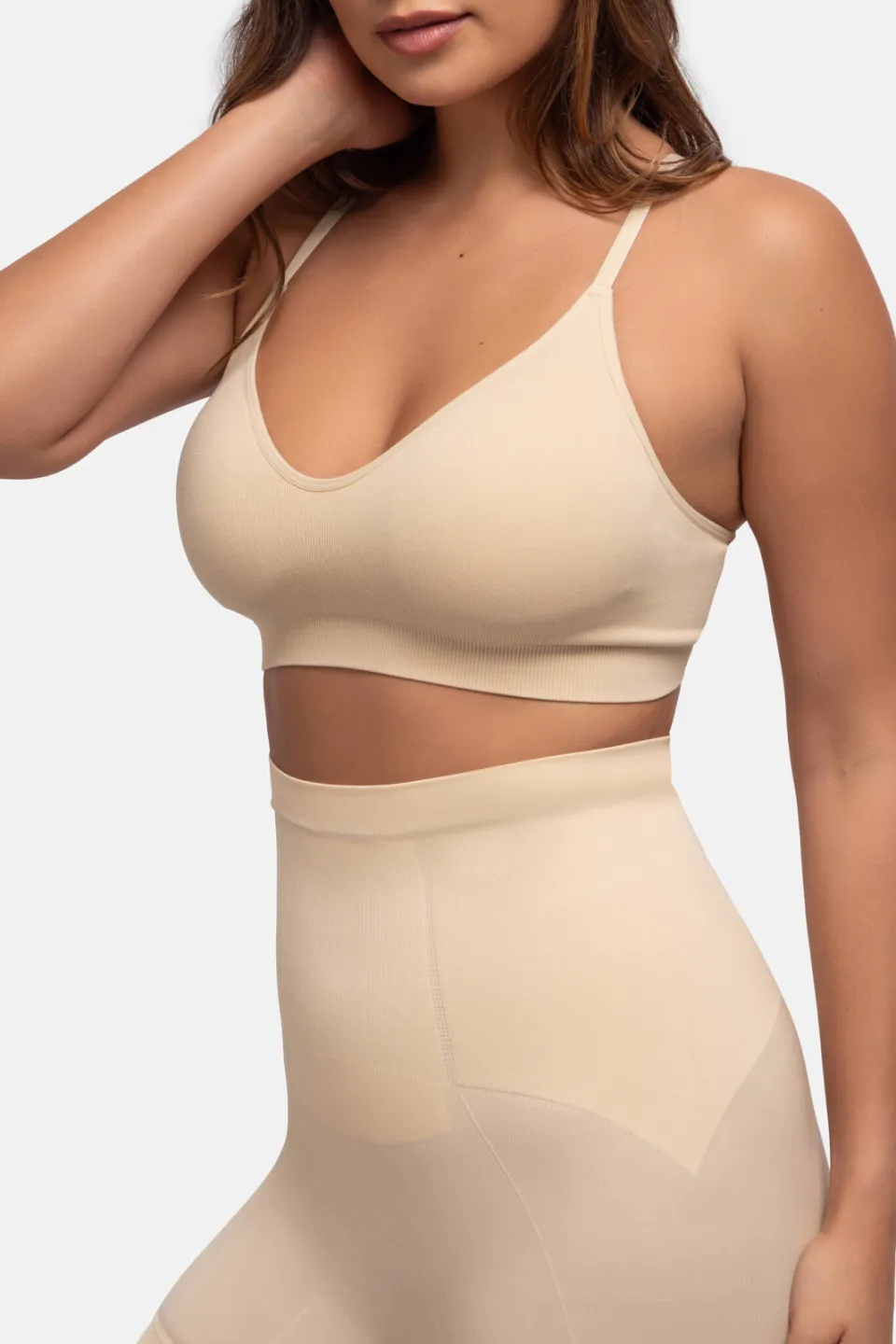Dorina high waist corrigerende short Absolute Sculpt beige, foto 6