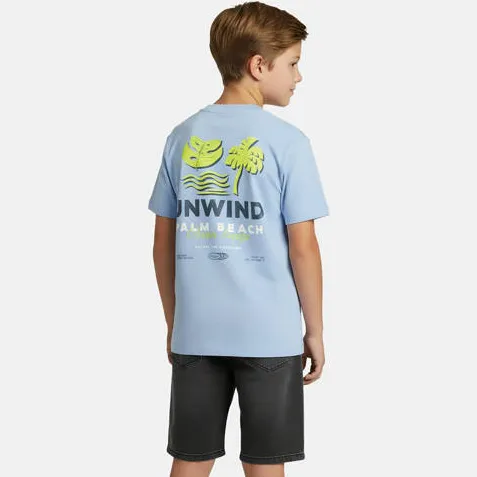 Cars T-shirt met backprint lichtblauw, foto 3