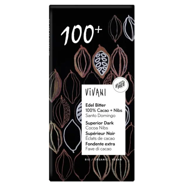 Vivani Superior Dark 100% chocoladereep