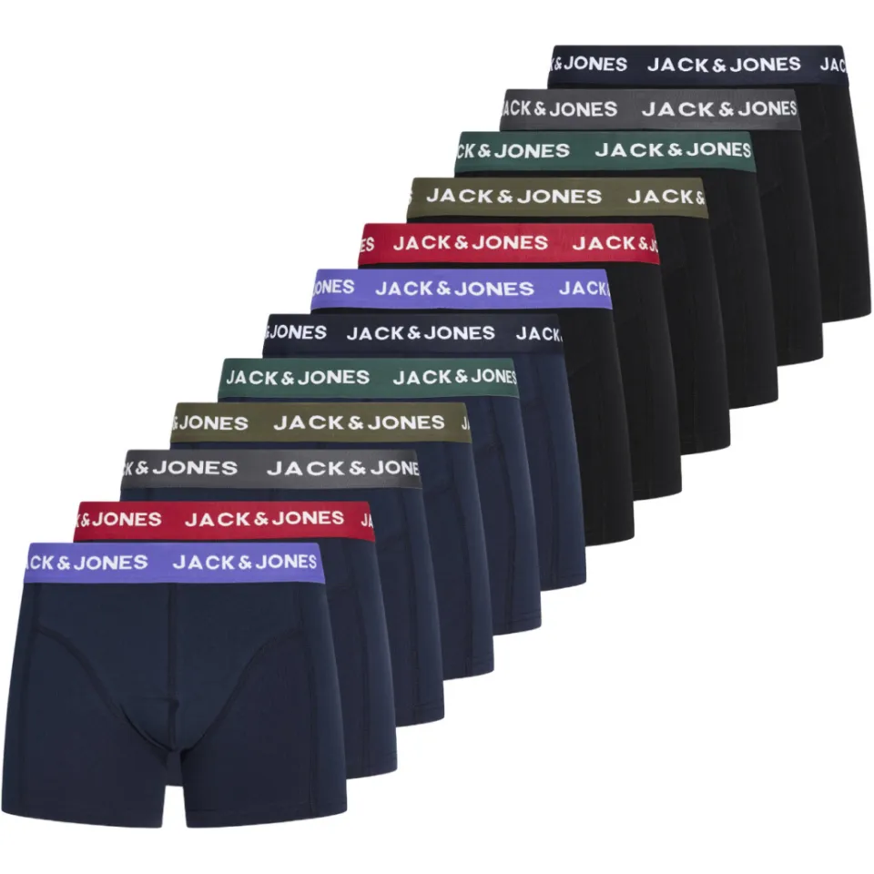 Jack & Jones Solid Trunk boxershorts donkerblauw/zwart, foto 3