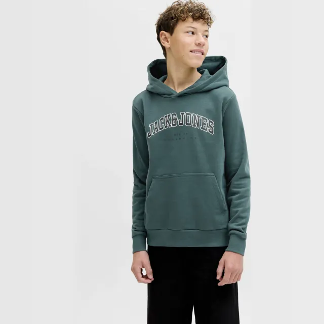 Jack & Jones JUNIOR hoodie donkerblauw Donkergroen