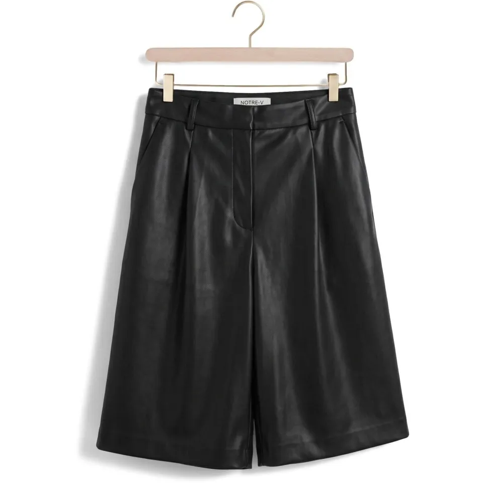 Notre-V Nv-ire leatherlook short zwart, foto 2