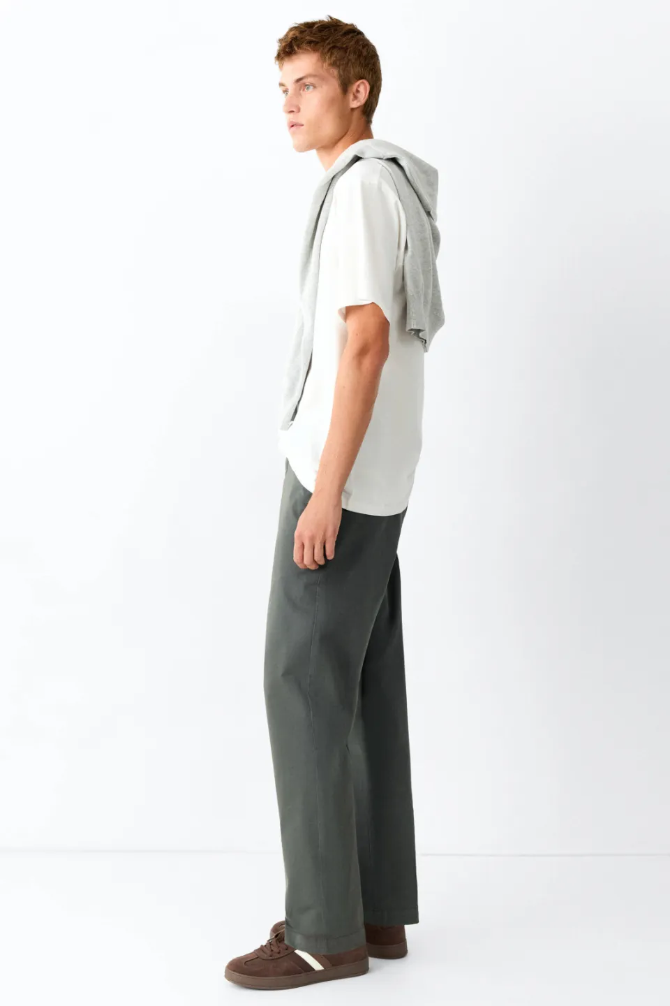 Mango Teen chino groen, foto 4