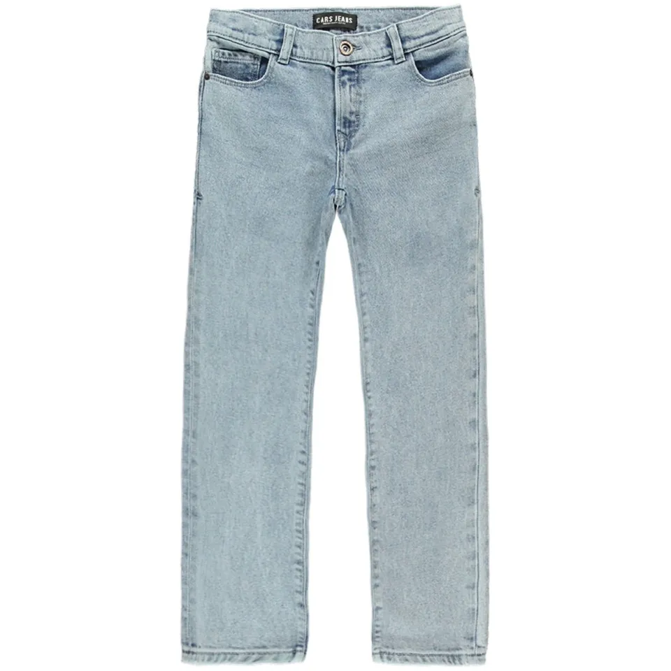 Cars loose fit jeans Maxwel bleached used light blue denim, foto 2