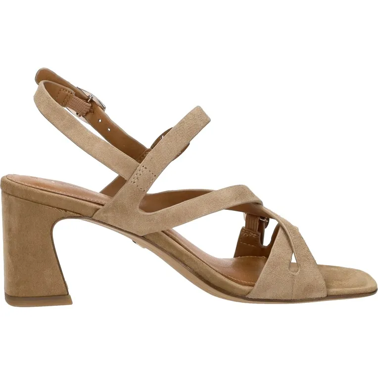 Tamaris 28340 sandalen met hak beige