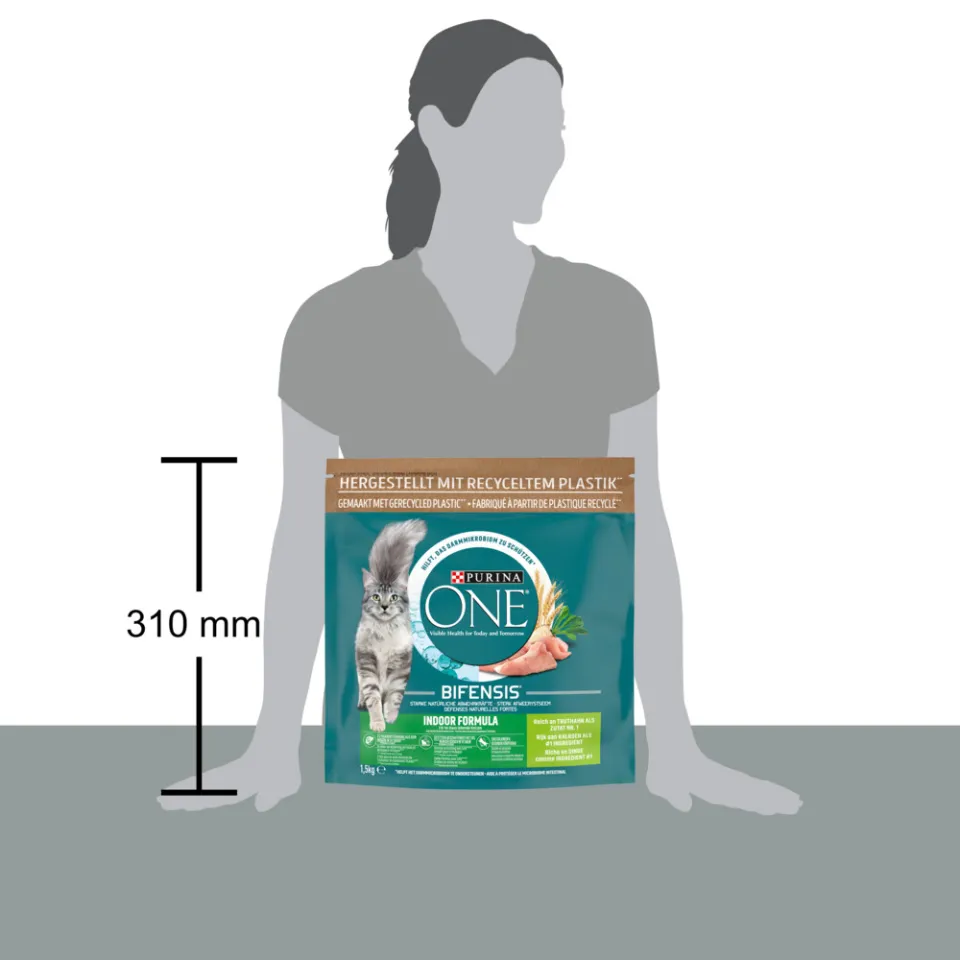 Purina ONE indoor kattenvoer droog kalkoen 1,5 kg, foto 4