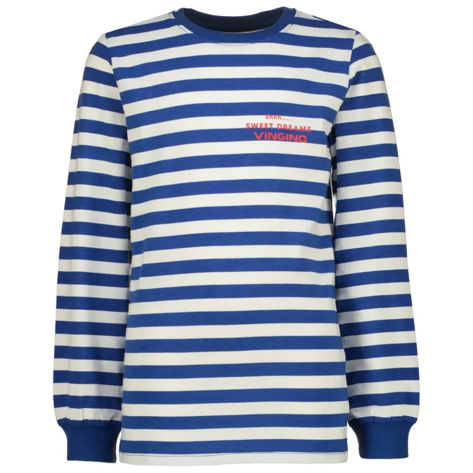 Vingino pyjama met print blauw