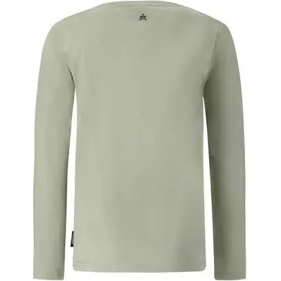 Retour Jeans rechtvallende longsleeve met print lichtgroen, foto 2