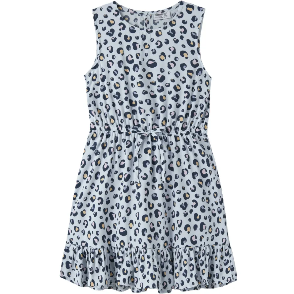 NAME IT jurk met dierenprint lichtblauw lichtblauw/blauw, foto 2