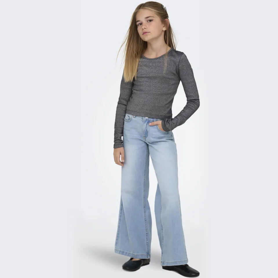 Only glitter top grijs, foto 5