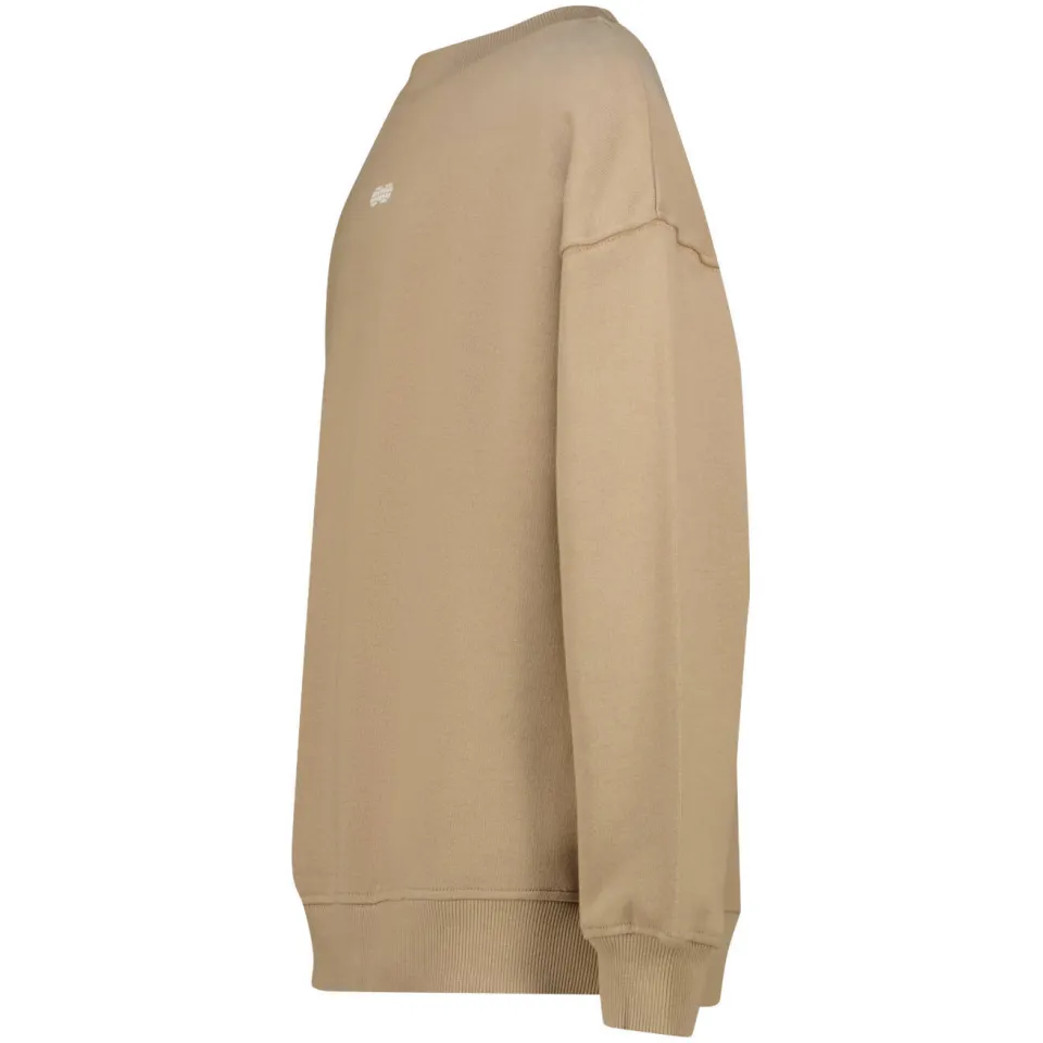 Raizzed sweater met backprint - bruin, foto 7