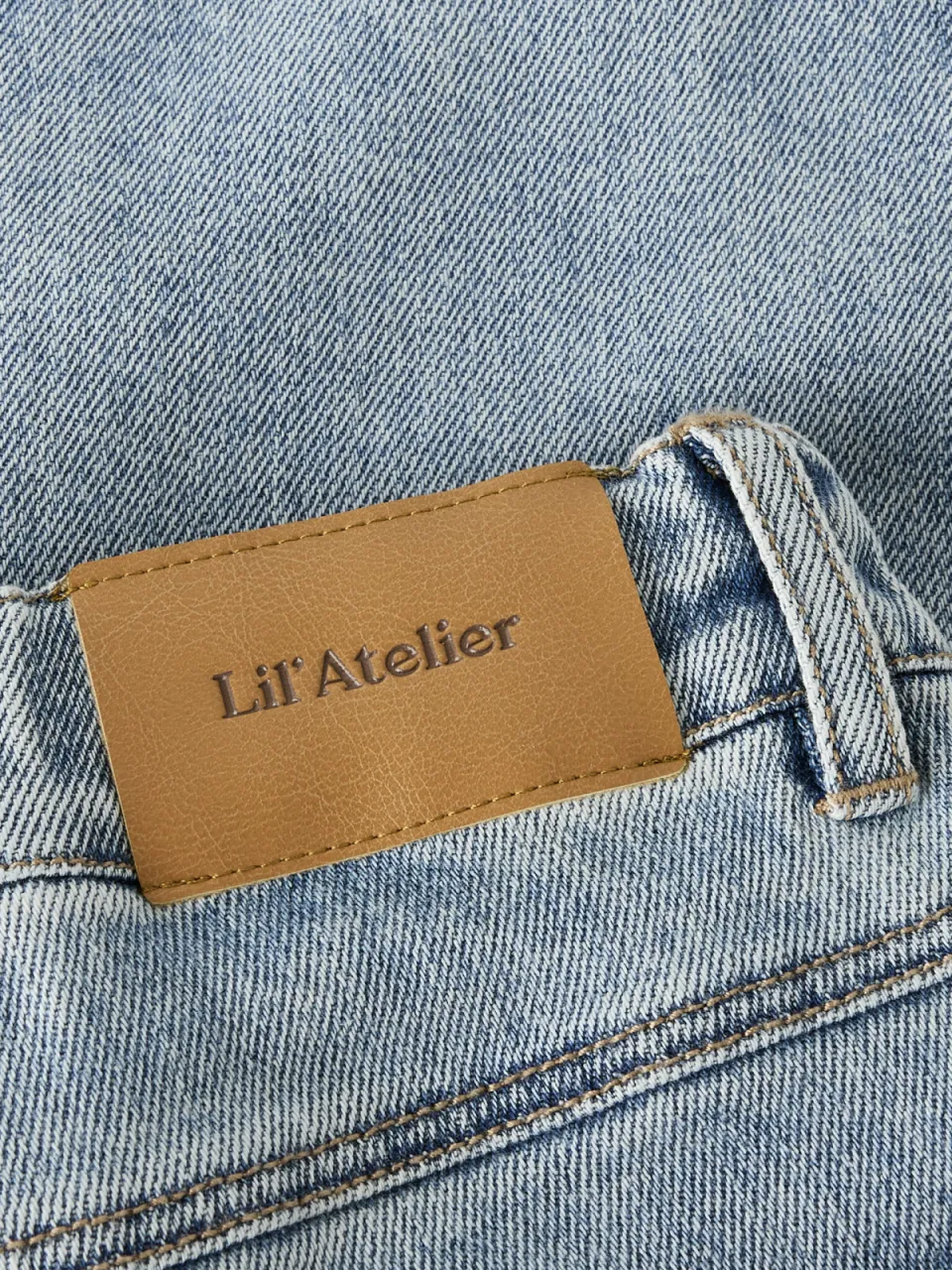Lil' Atelier MINI loose fit jeans - mediumblauw, foto 5