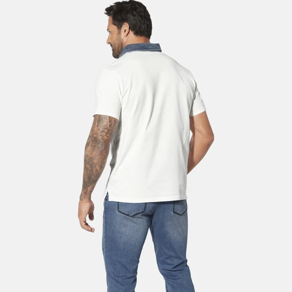 Jan Vanderstorm +FIT Collectie polo TORGUND Plus wit, foto 4