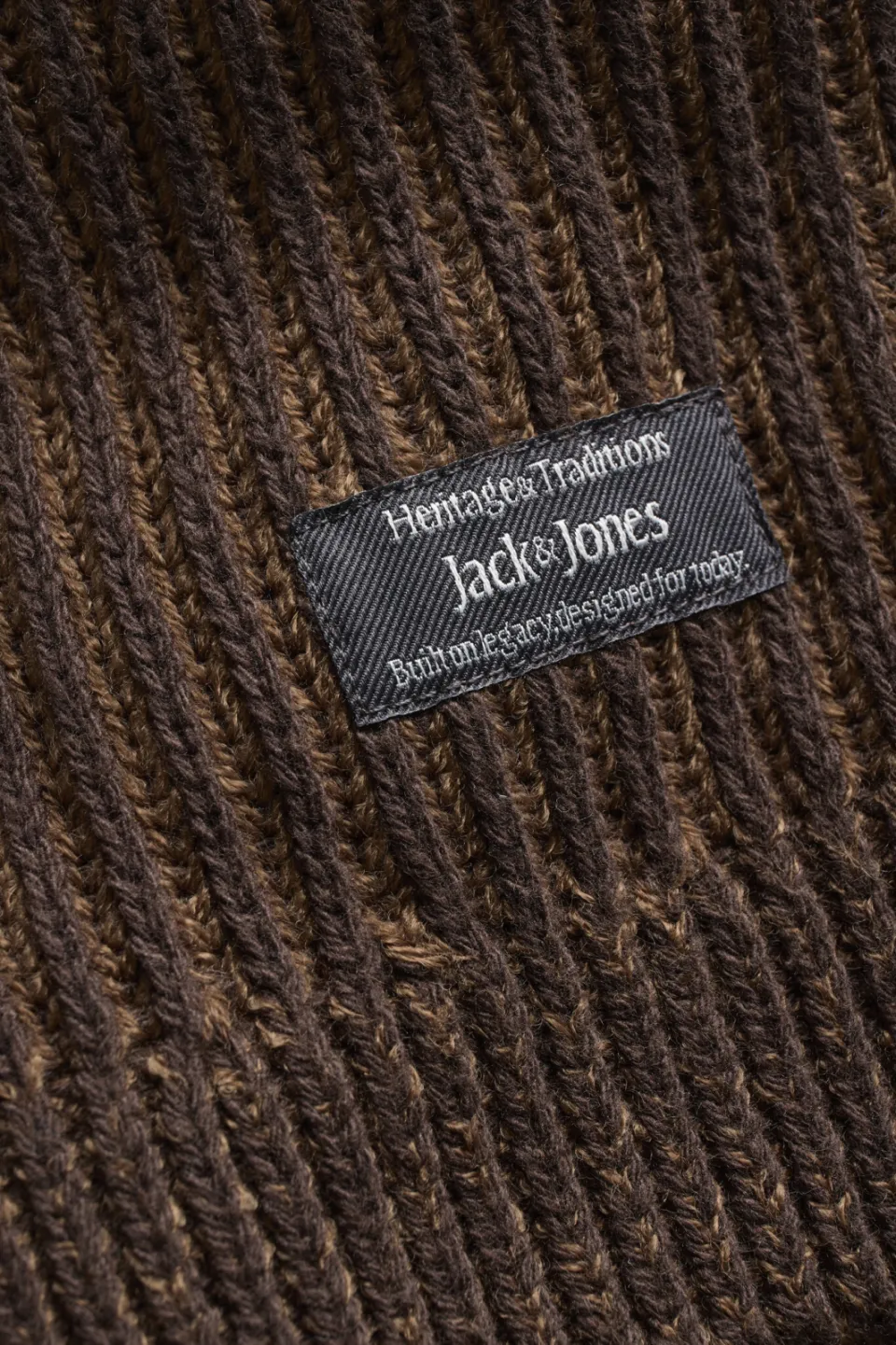 Jack & Jones ESSENTIALS regular fit gebreide trui - cocoa, foto 6